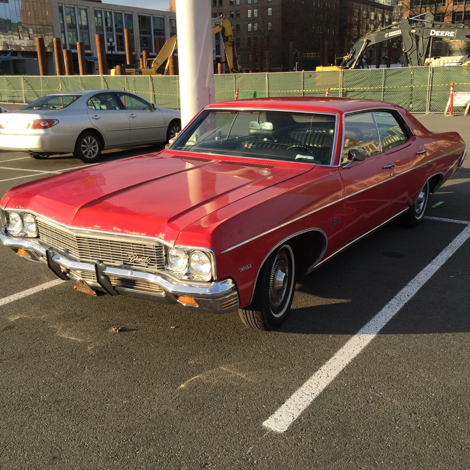 1972 Chevy Impala 4 Door Hardtop Red